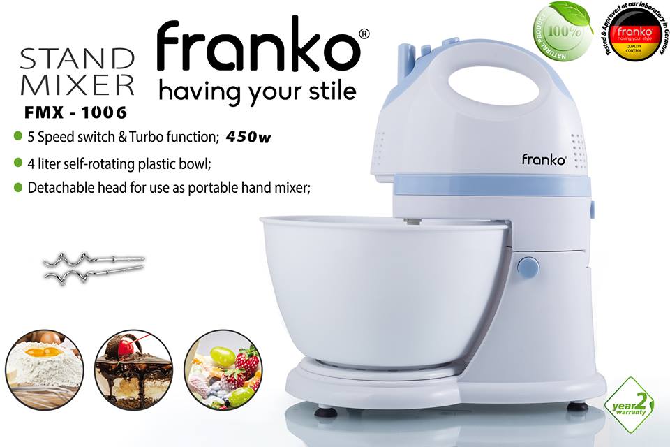 მიქსერი ჯამით Franko FMX-1006