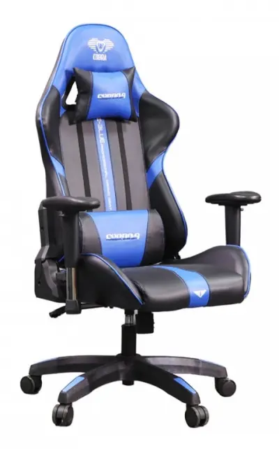E-Blue EEC412BBAA-IA Gaming Cobra Chair - Black/Blue