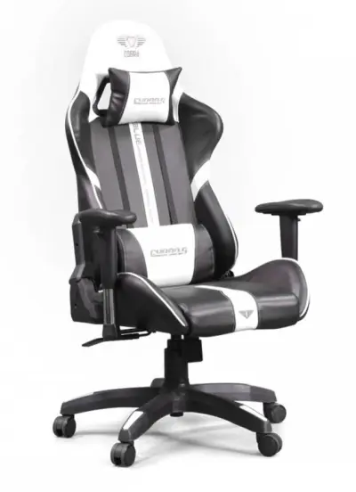 E-Blue EEC412BWAA-IA Gaming Cobra Chair - Black/White