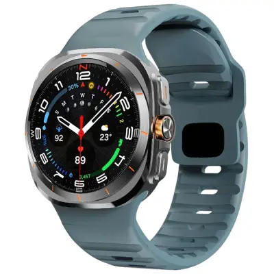 TVC Samsung Galaxy Watch Ultra 47mm Silicone Watch Band Breathable Sport Watch Strap - Ocean Blue