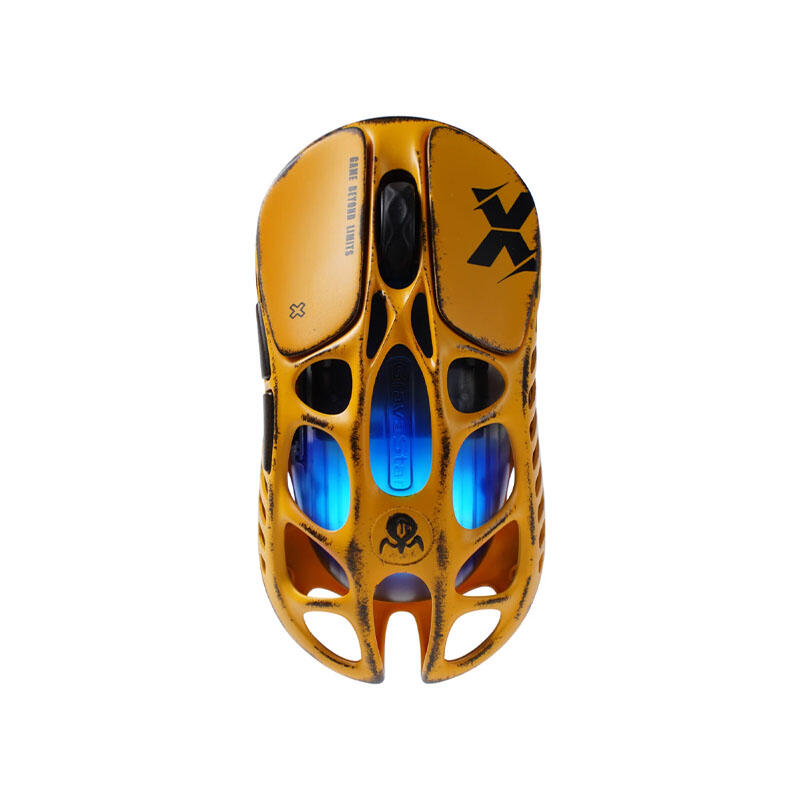 GravaStar Gaming Mouse Special Edition Mercury X Wireless Battle Worn Yellow
