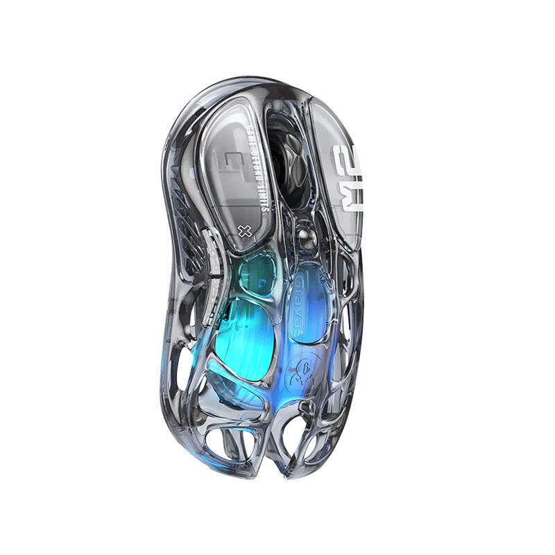 GravaStar Gaming Mouse Mercury M2 Wireless Transparent Black