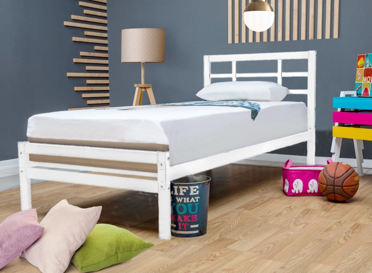 ერთადგილიანი საწოლი თეთრი 90*200 (MM936)