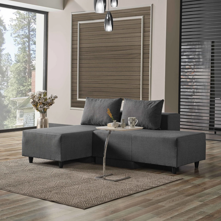 ტრანსფორმერი დივანი ნაცრისფერი (KG1069)