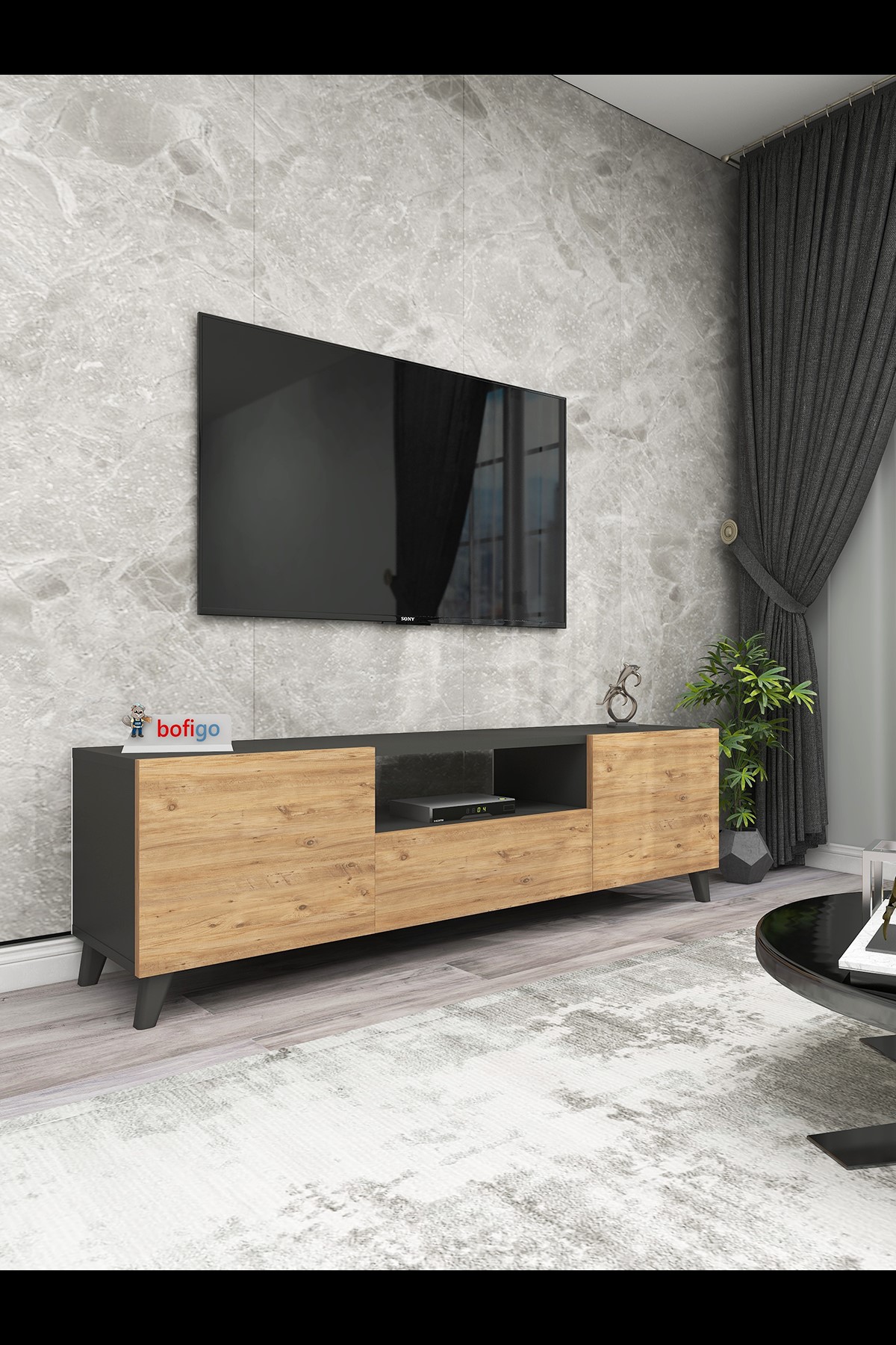 ტელევიზორის მაგიდა 140 სმ (BF-824)