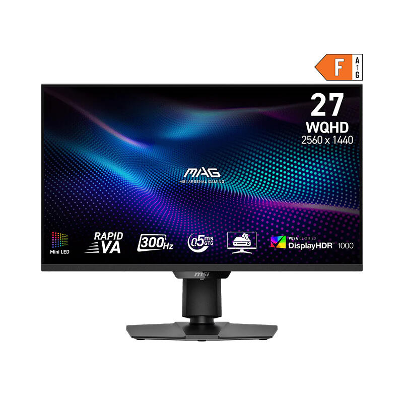 MSI Gaming Monitor 27 MAG 274QPF 9S6-3CF09H-028 Black
