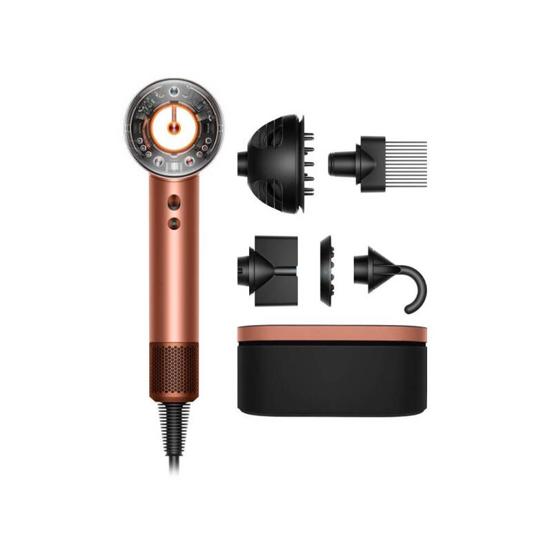 Dyson Supersonic Hair Dryer HD16 diffuser with Gift Box 143709-01 Amber silk