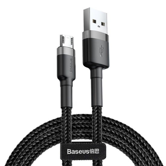 Baseus Cafule Cable Micro USB 1.5A 2m CAMKLF-CG1 Black/Grey