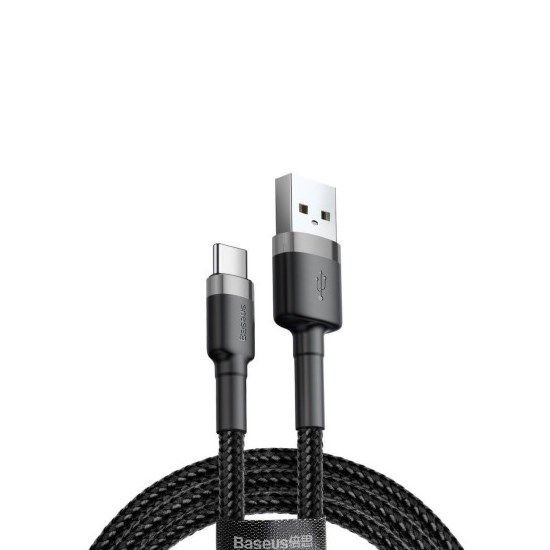 Baseus Kevlar USB Cable Type-C 3A 1m CATKLF-BG1 grey/black