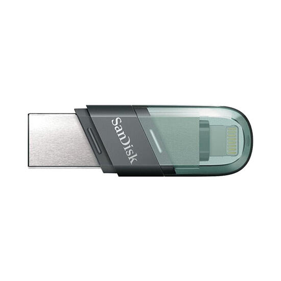 SanDisk iXpand Flash Drive Flip 64GB Type A+Lightning SDIX90N-064G-GN6NN Green