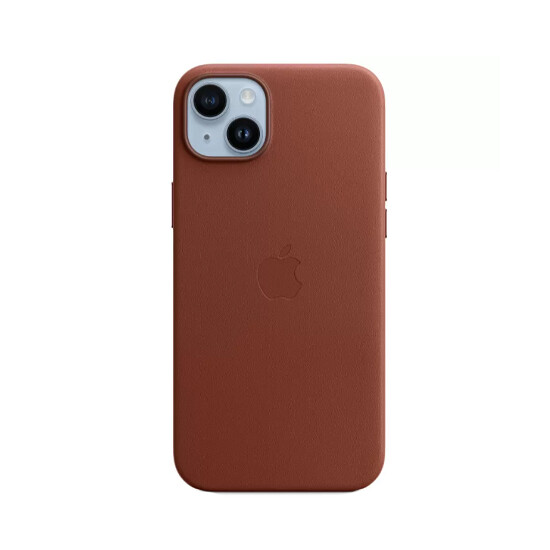 Apple Leather Case With Magsafe For iPhone 14 Plus MPPD3 Umber