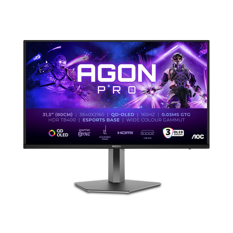 AOC Agon Pro AG326UD 31.5 Black/Grey