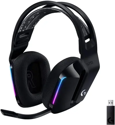 Logitech Gaming Headset G733 Lightspeed Wireless - Black