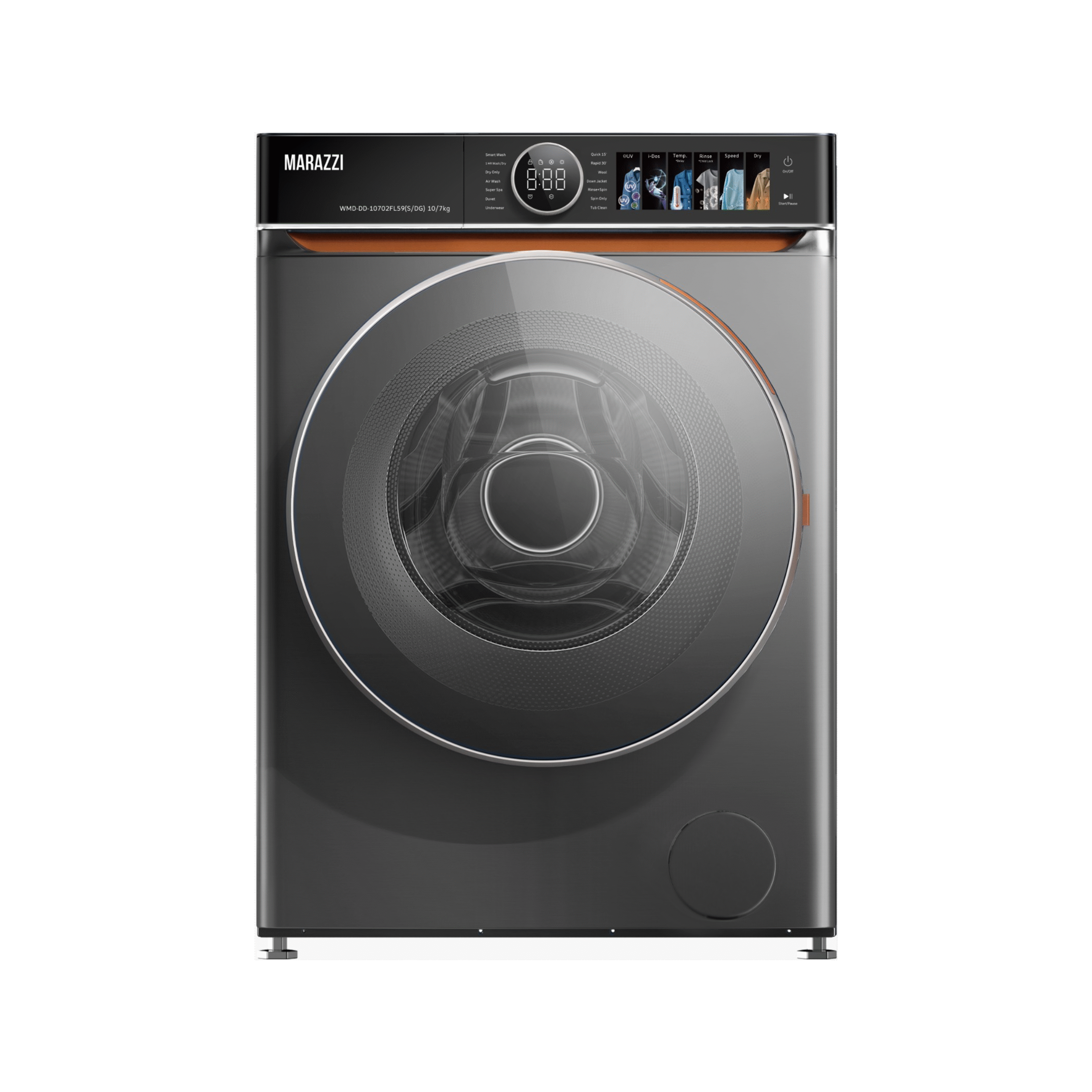 სარეცხი მანქანა საშრობით MARAZZI WMD-DD-10702FL59(S/DG)