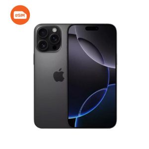 Apple iPhone 16 Pro e-SIM Only | 256GB Black Titanium