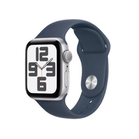 Apple Watch Series SE 2 GPS Gen.2 44mm Silver Aluminum Case With Denim SB MXER3 M/L