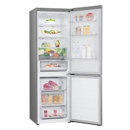 Refrigerator/ GR-B459FMFW.APYQMER-Bottom Freezer, 68.2x186x59.5, Smart Inverter,No Frost, 321L, A++, Silver