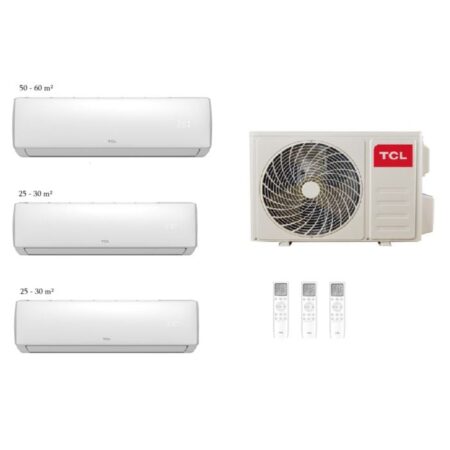Air Conditioning/ MULTI SPLIT TCL FMA-27I3HD/DVO OUTDOOR + FMA-09CHSD/XA73I(INDOOR) (2pc) + FMA-18CHSD/XA73I(INDOOR) 100-120 M2 Inverter R32