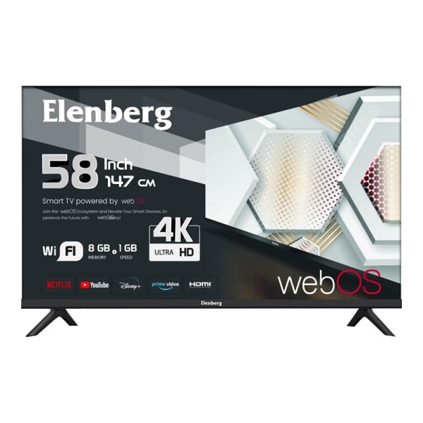 Smart 4K ტელევიზორი ELENBERG TV-58EBG925/EU