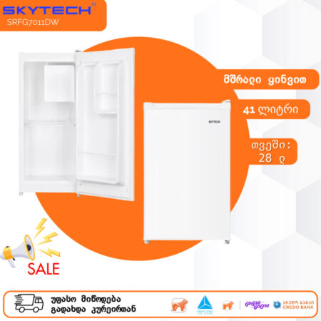 პატარა მაცივარი SKYTECH SRFG7011DW 41 ლ