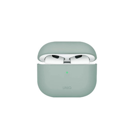 Uniq Lion Hybrid Airpods 4 Liquid Silicon Case Green