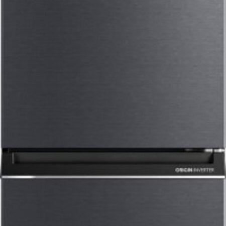 Refrigerator/ Toshiba GR-RB449WE-PMJ(06) - Bottom FRZ,186x60x66, 338 Litres, BIG Display, Silver