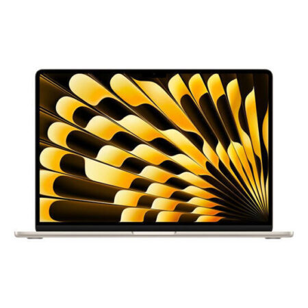 Apple MacBook Air 15.3 inch 2024 MC9F4LL/A M3 Chip 16GB/256GB SSD Starlight, Apple M3 Chip 8c CPU, Apple M3 Chip 10c GPU, 16GB RAM SSD 256GB, MacOS, ლეპტოპი