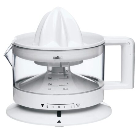 BRAUN CJ3000WH 20W 400მლ მექანიკური წვენსაწური