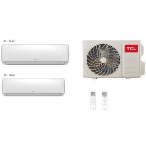 მულტი კონდიციონერი 90მ² TCL FMA-18I2HD/DVO OUTDOOR + FMA-09CHSD/XA73I(INDOOR) + FMA-18CHSD/XA73I(INDOOR)