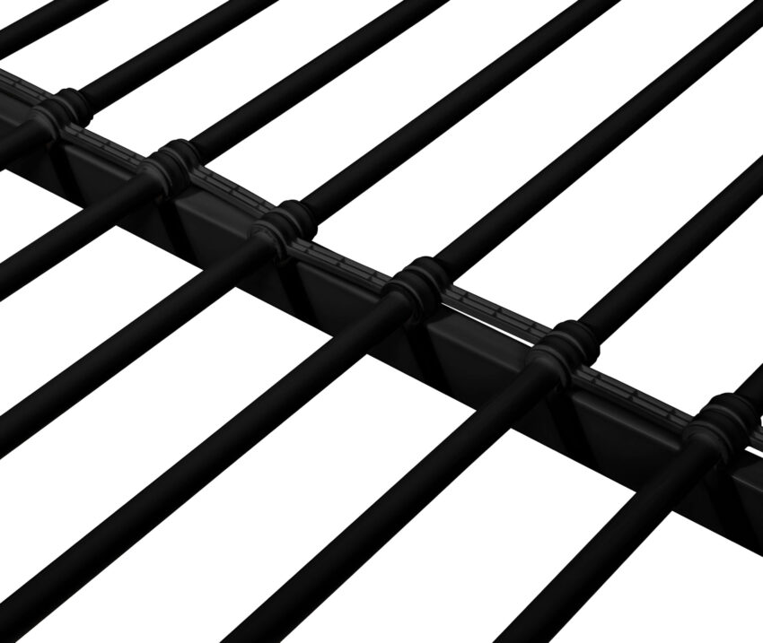 ორსართულიანი საწოლი შავი 140*200-90*200 (MM947)